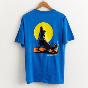 【90s】MARLBORO COYOTE TEE BLUE XL Marlboro Coyote - Etsy