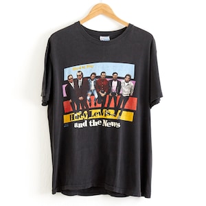 VTG 1992 Huey Lewis and the News Concert Tour T Shirt Sz. L - Etsy