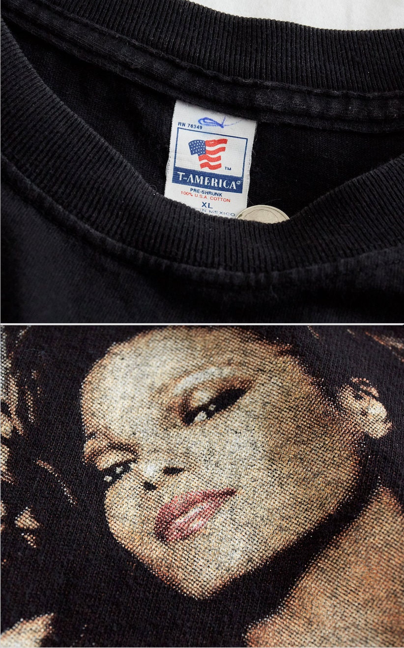 VTG 1990s Janet Jackson Concert Tour T Shirt Sz. XL Extra