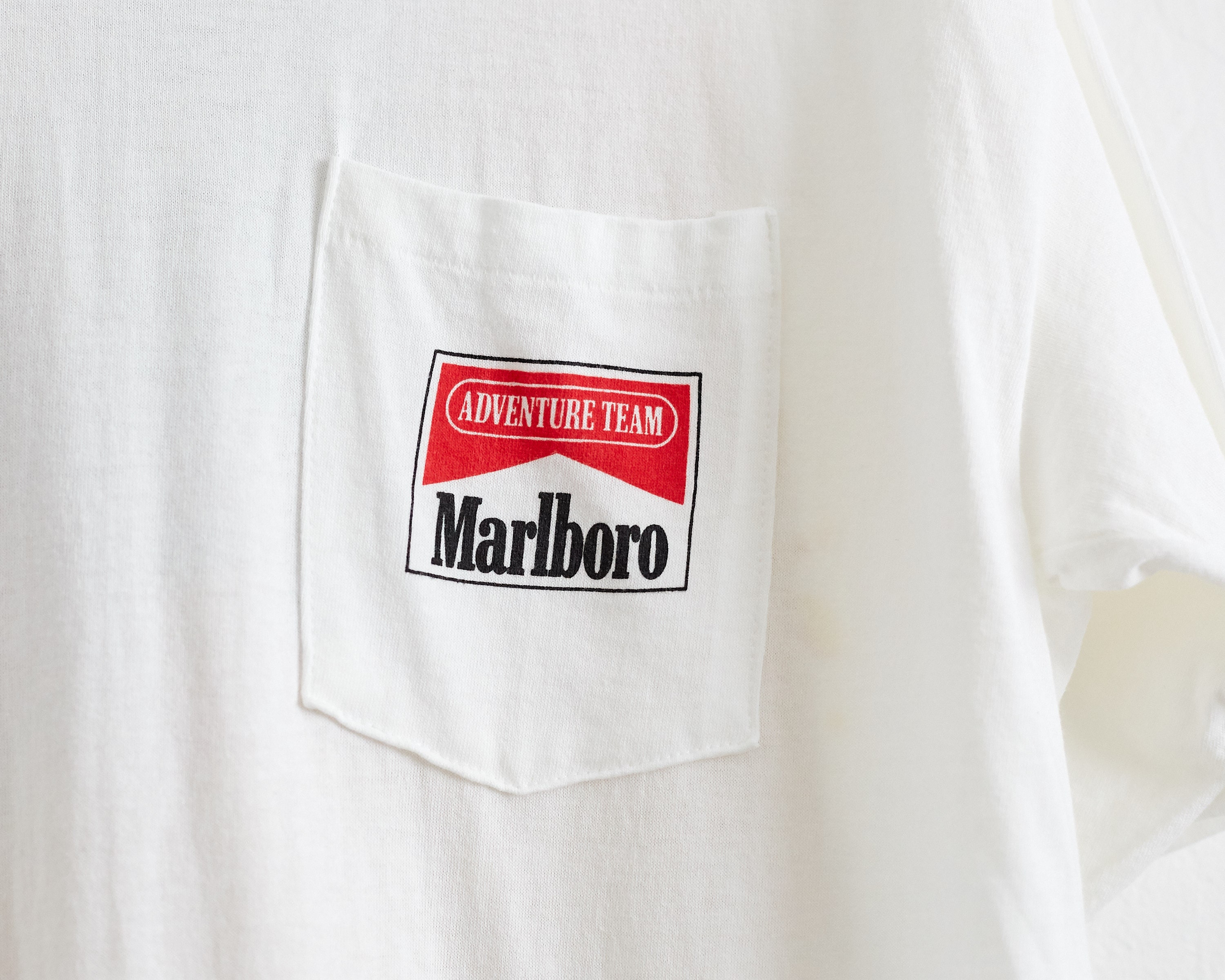 VTG 1990s Marlboro Adventure Team Pocket T Shirt Sz. XL VTG 1990s Marlboro Adventure Team Pocket T Shirt Sz. XL