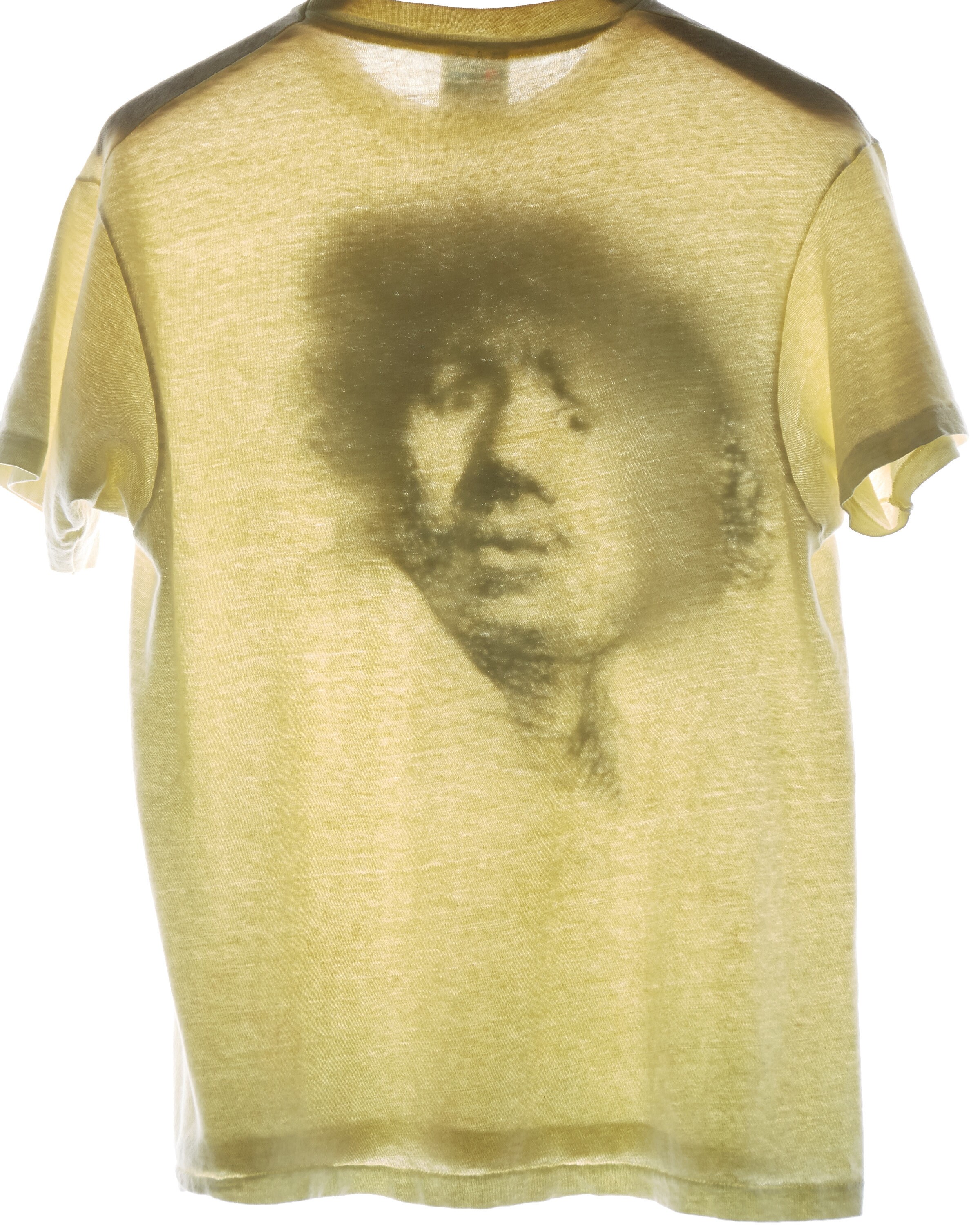 VTG 1970s Rembrandt Museum T Shirt Sz. M Medium Pale Yellow