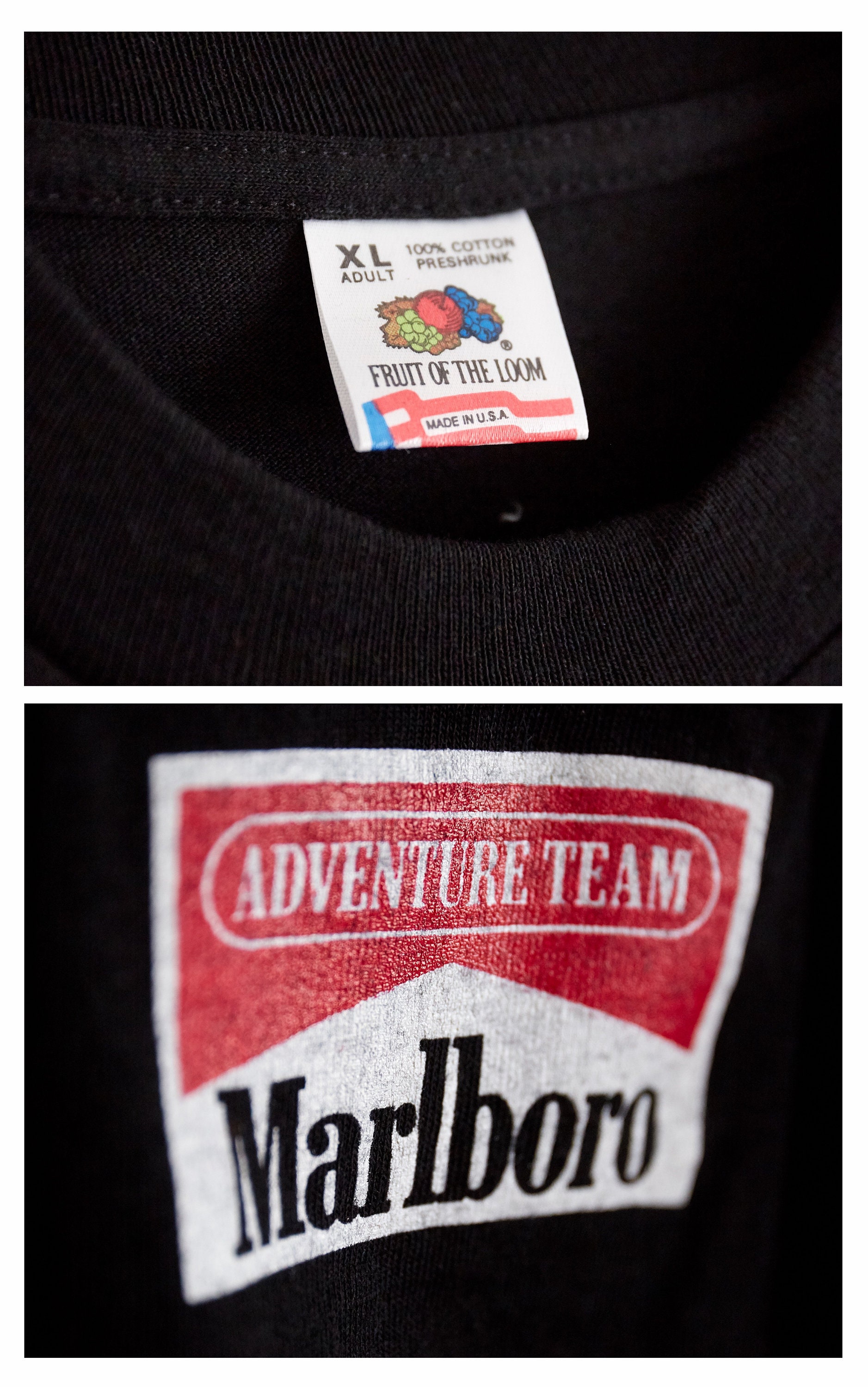 VTG 1990s Marlboro Snake Pass Pocket T Shirt Sz. XL Extra VTG 1990s Marlboro Snake Pass Pocket T Shirt Sz. XL Extra