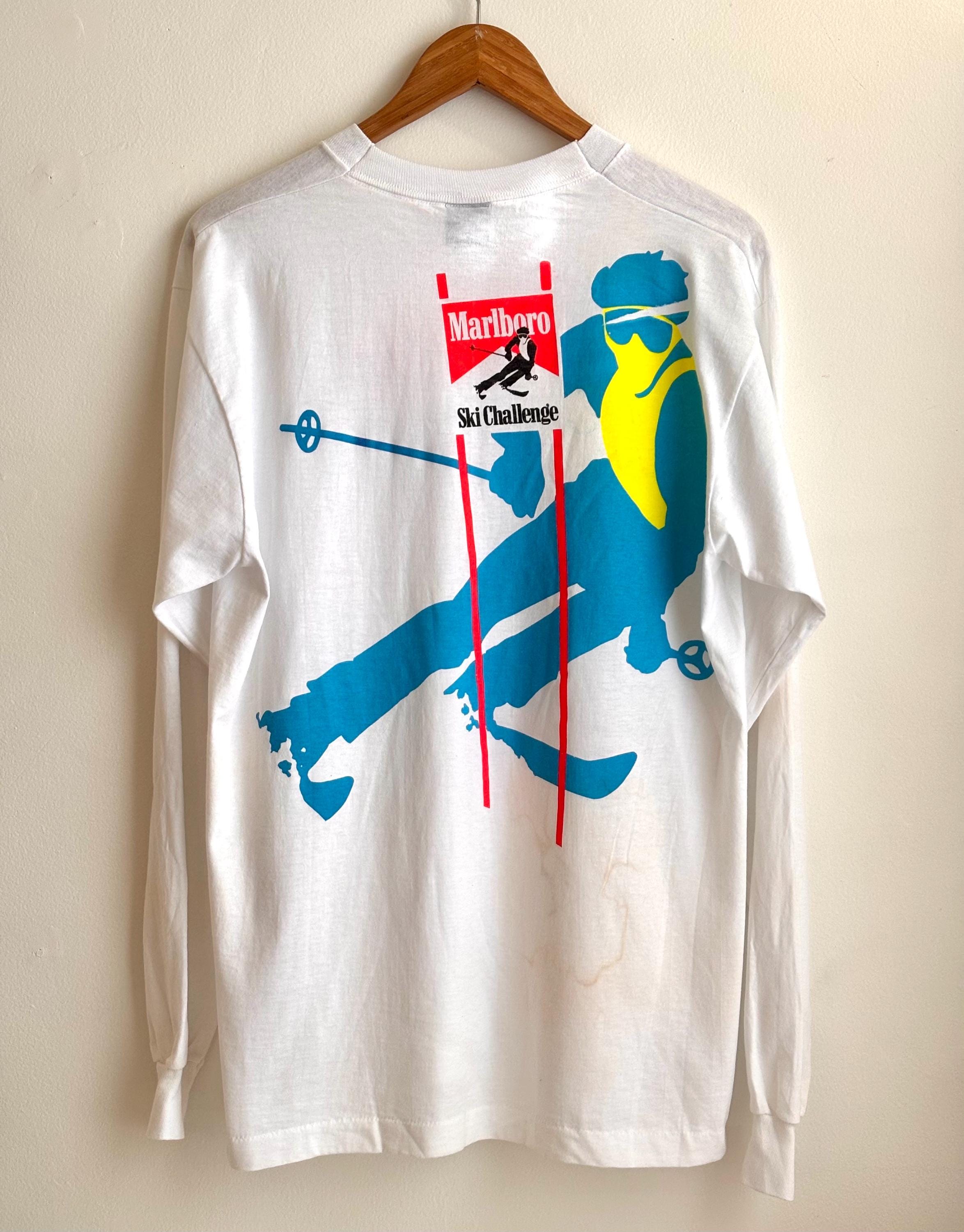 Marlboro White Tee - Etsy