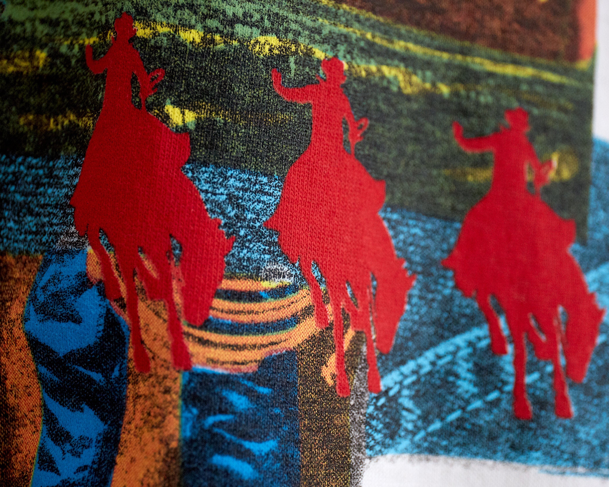 Vintage 90s Marlboro Wild West T-shirt: Deadstock Rodeo Cowboy Tee