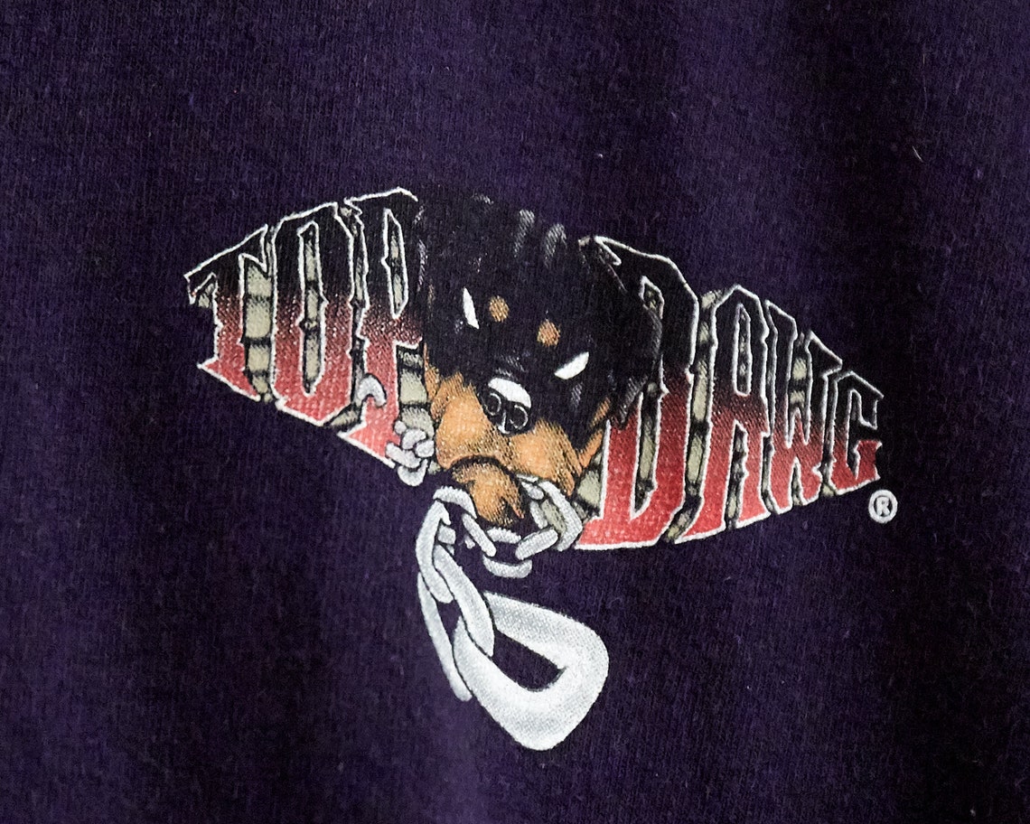 VTG 1996 Top Dawg E40 T Shirt Sz. L Large Navy Blue Tee Single Etsy
