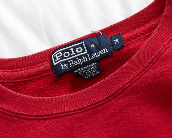 VTG 1990s Polo Ralph Lauren Crewneck Sweatshirt S… - image 5