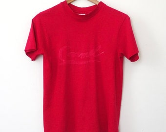 VTG 1970s Marlboro T Shirt Sz. S Small White Red Double Sided - Etsy