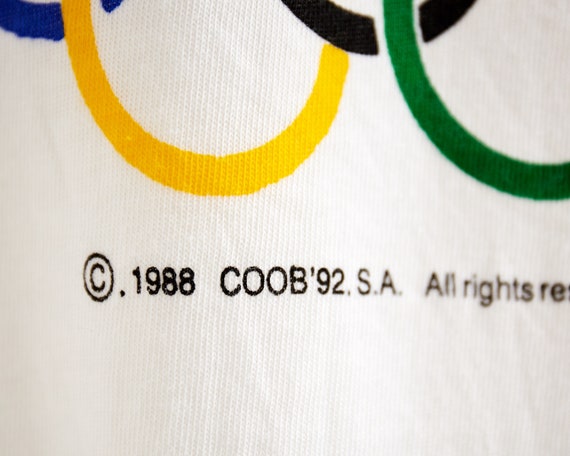 VTG 1992 Barcelona Olympics T Shirt Sz. L Large W… - image 5