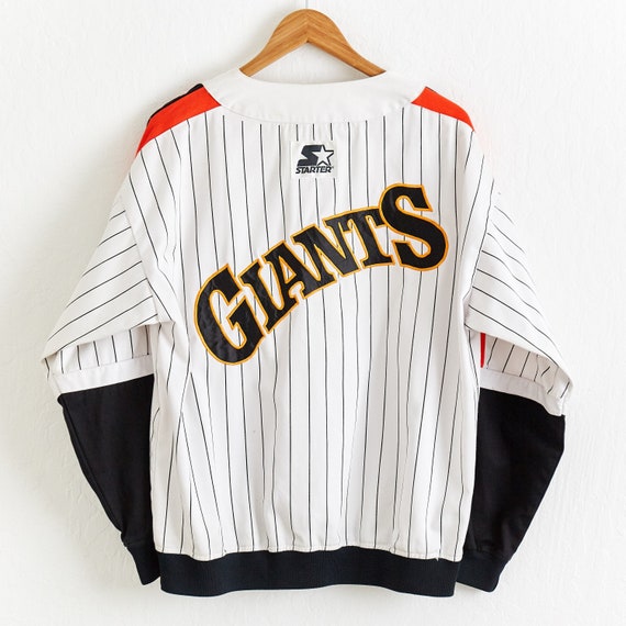 Vintage 1980s San Francisco Giants Starter Pullover: White