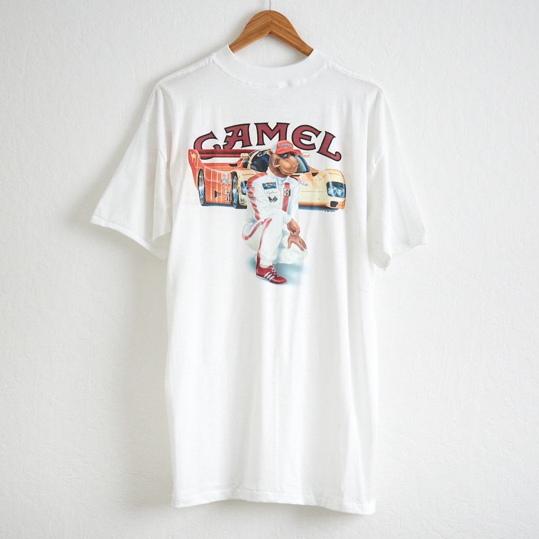 Vintage 1993 Camel Cigarettes T-shirt: Joe Camel Motorsports
