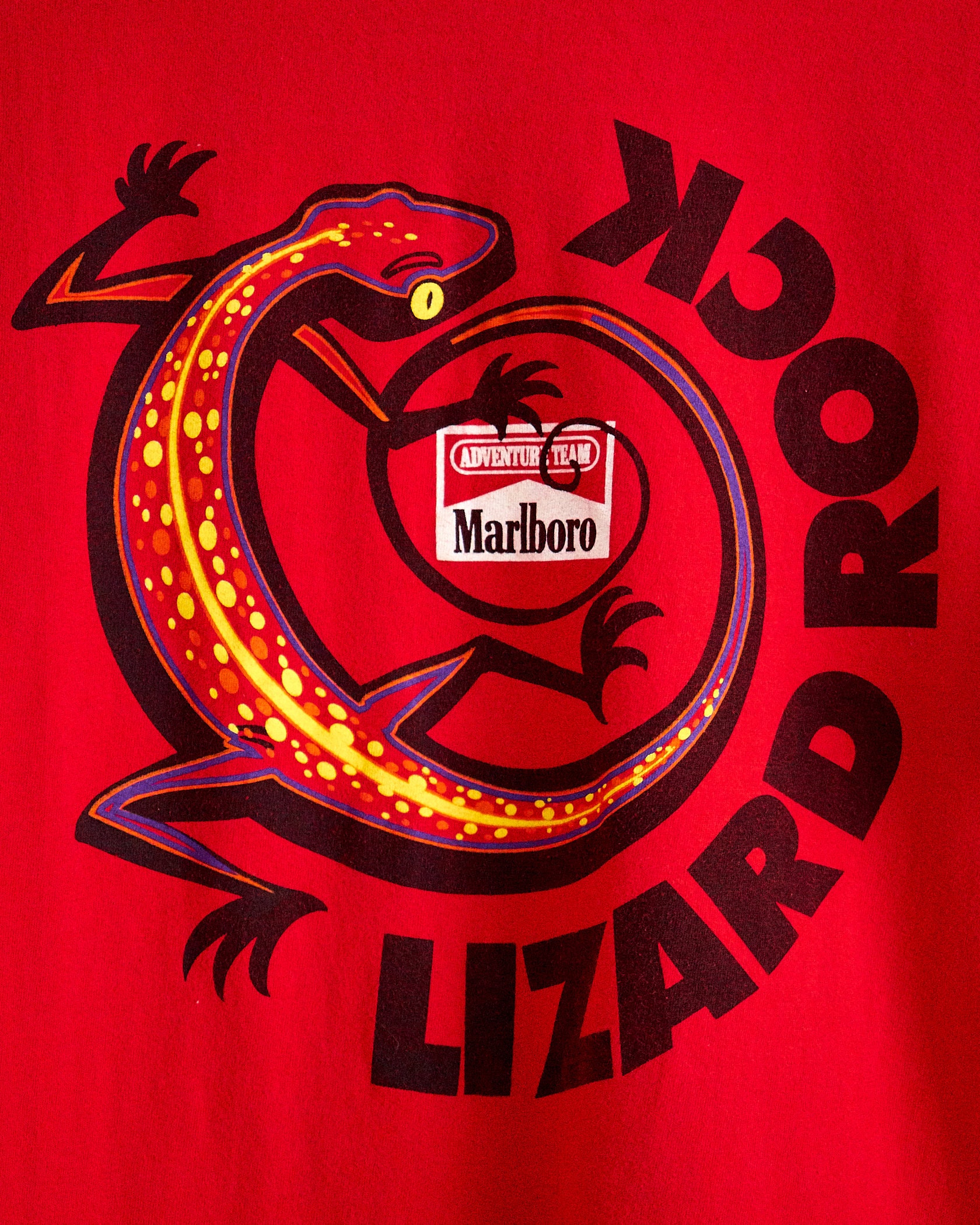 VTG Rare 1993 Marlboro Lizard Rock Pocket T Shirt Sz. XL VTG Rare 1993 Marlboro Lizard Rock Pocket T Shirt Sz. XL