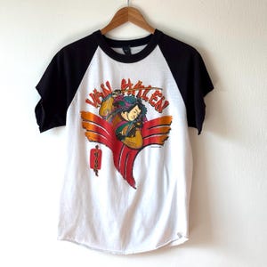 VTG 1984 VAN HALEN Concert Tour T Shirt Sz. M Medium Baseball Raglan Tee 80s Rock and Roll Band Shirt