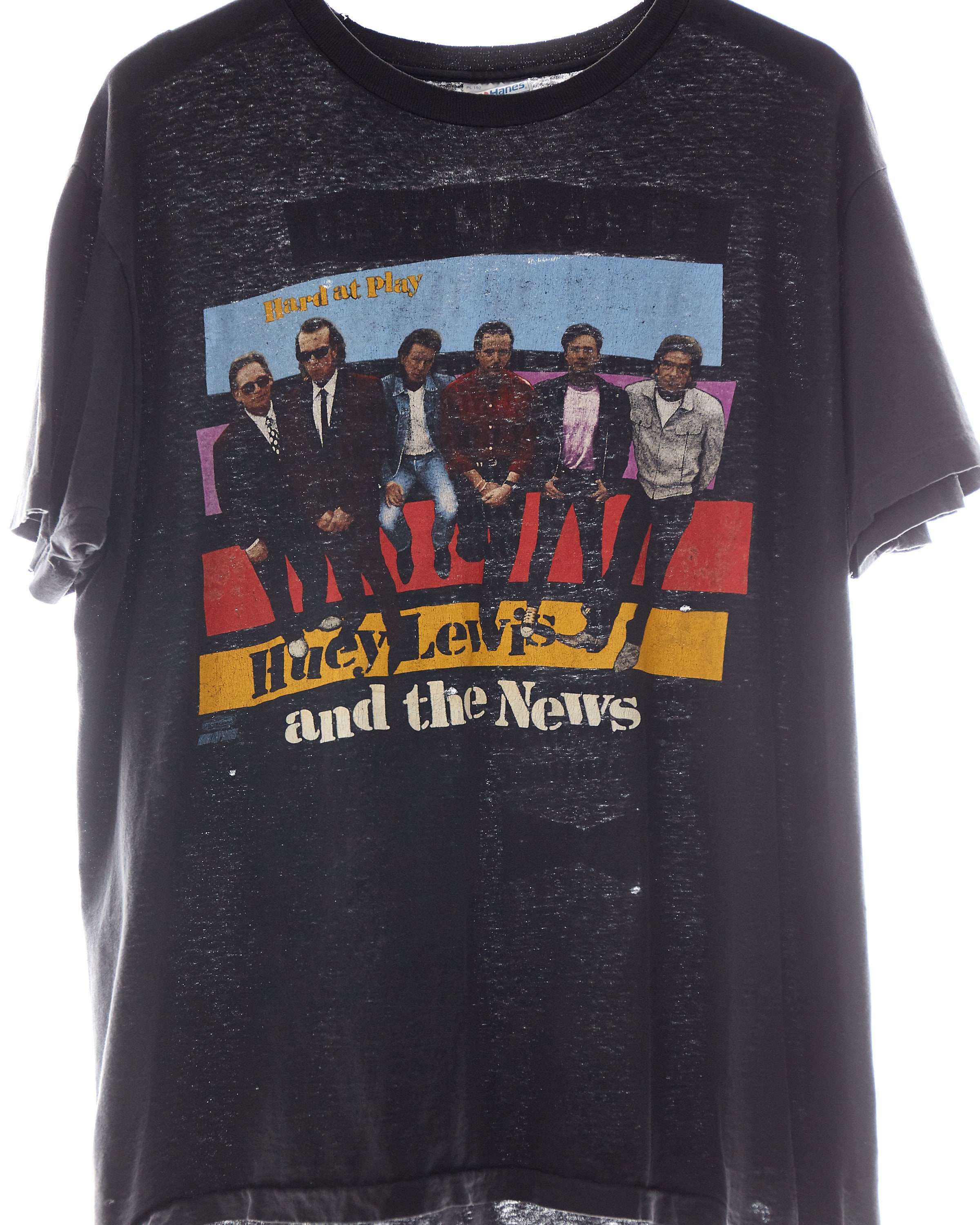 VTG 1992 Huey Lewis and the News Concert Tour T Shirt Sz. L