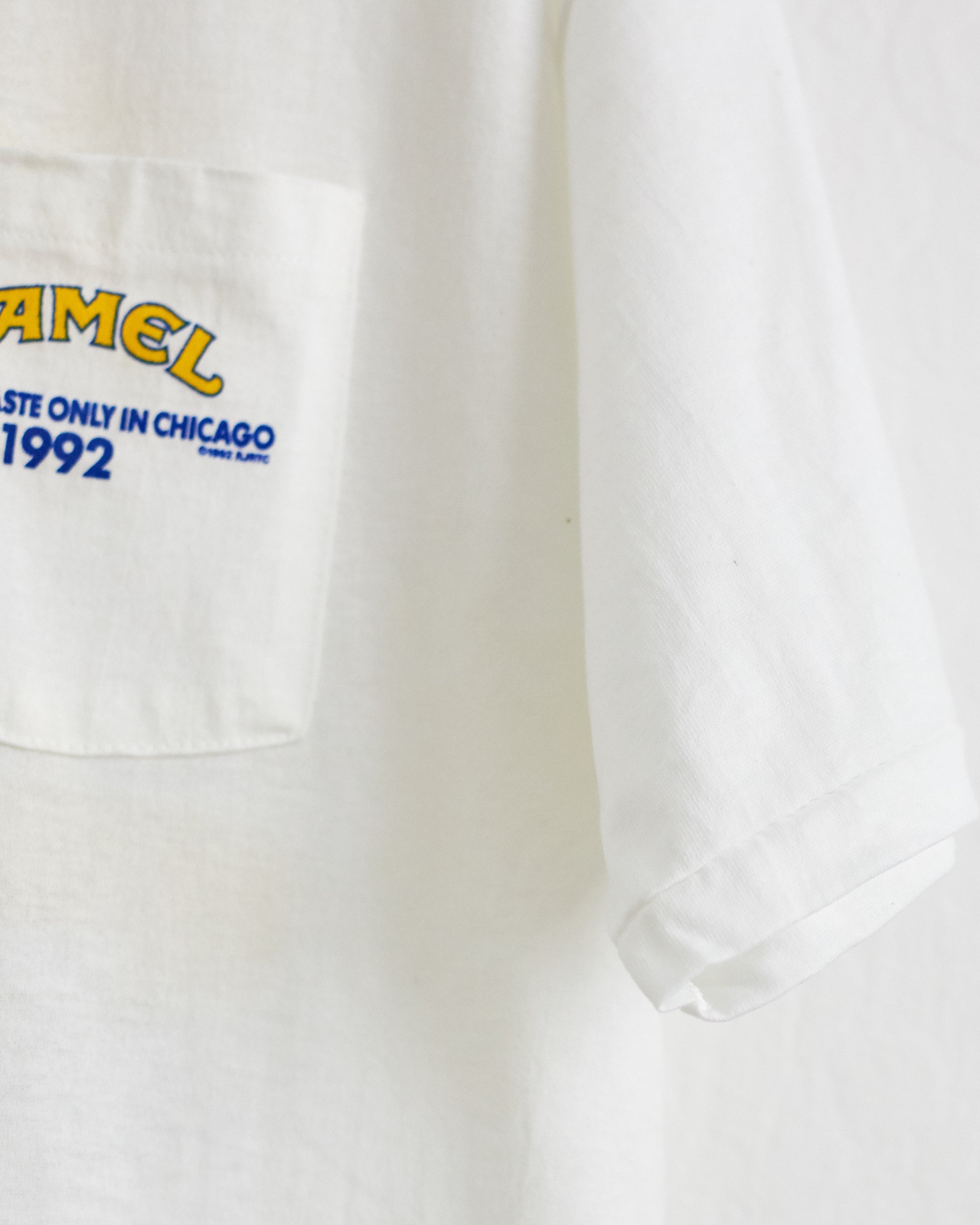 Vintage 1992 Camel Cigarettes T-shirt: Chicago Joe Camel, XL 