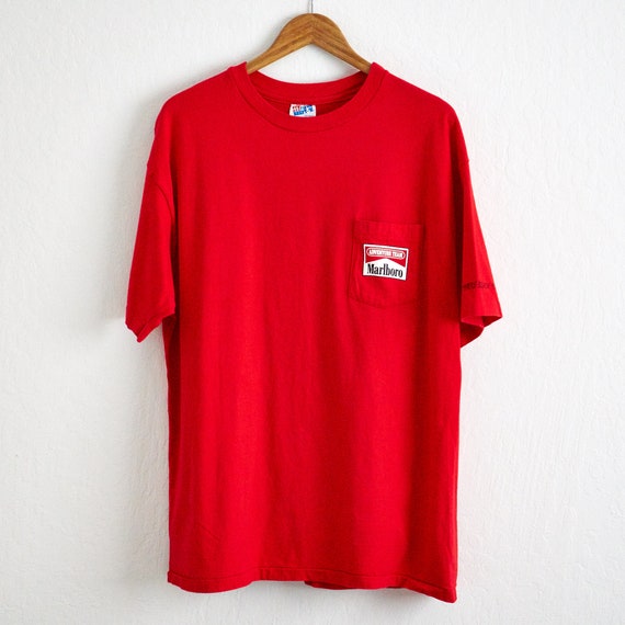 VTG Rare 1993 Marlboro Lizard Rock Pocket T Shirt Sz. XL Extra 