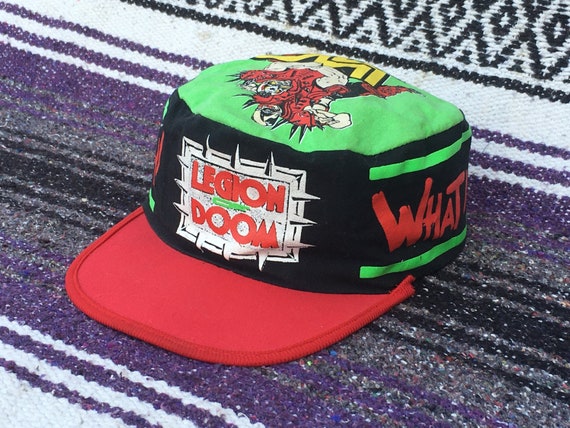 VTG 1980s Legion of Doom Baseball Hat Painters Cap
