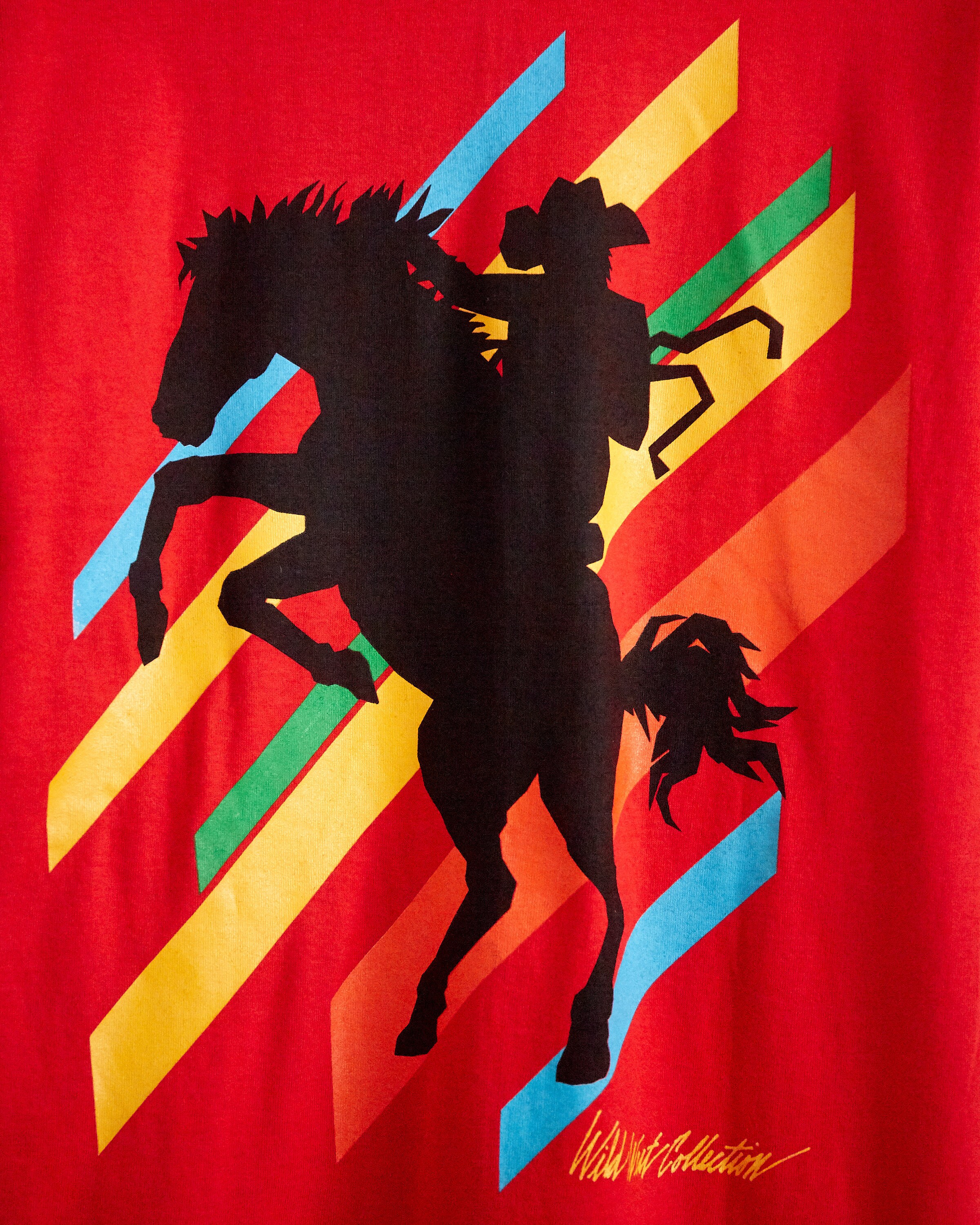 Vintage 90s Marlboro Cowboy T-shirt: Wild West Collection, Red XL