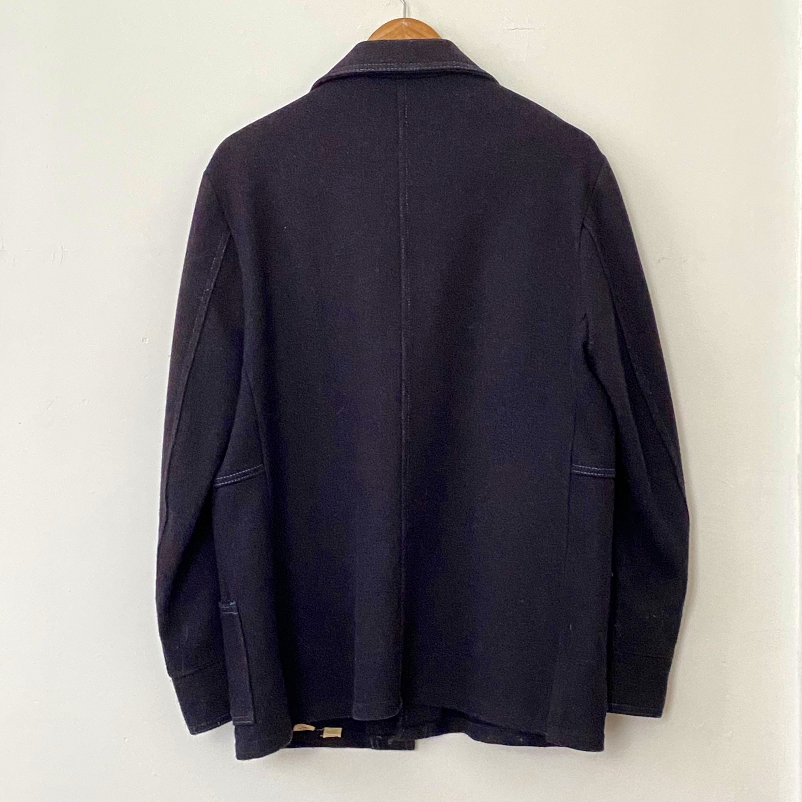 Men's 1960s Suit Jacket - Small to Medium - Gray Herringbone
