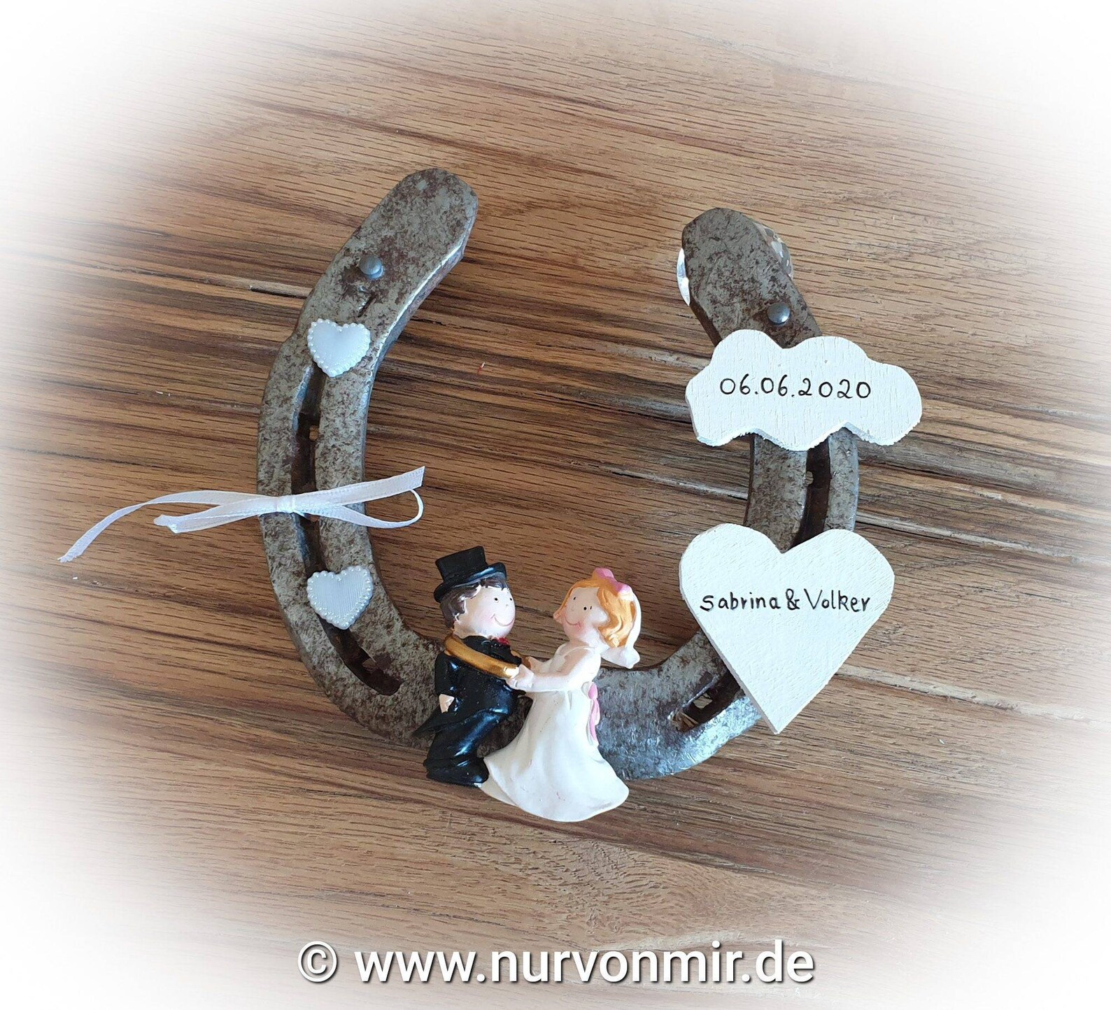 Hochzeit ECHTES Hufeisen als Glücksbringer Etsy