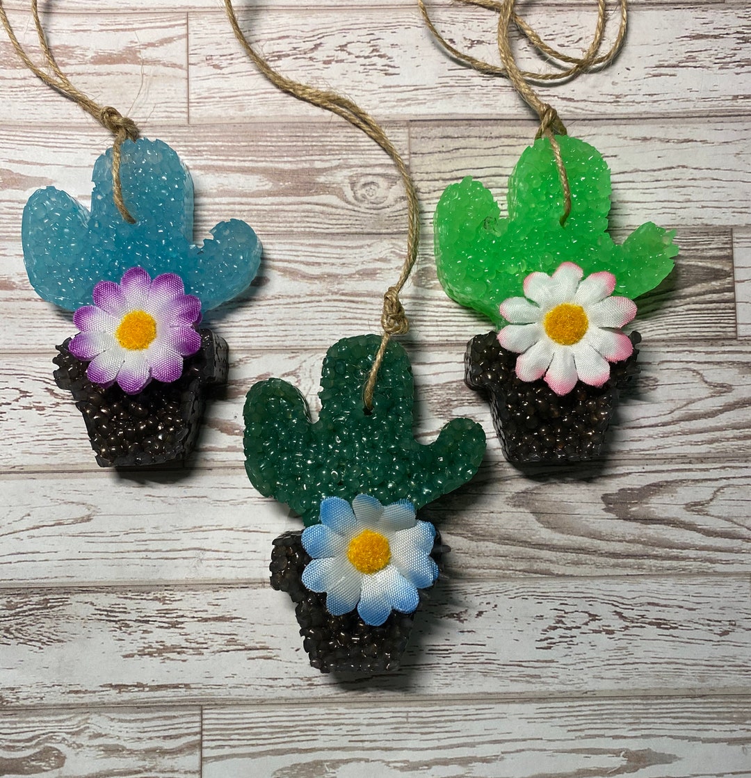Cactus in Pot, Floral, Flower, Freshie, Air Freshener, Car Scent, Aroma