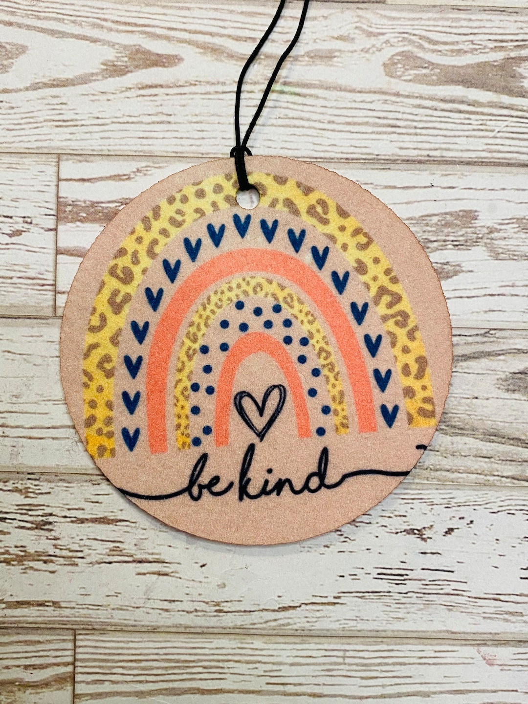 Felt Air Freshener Be Kind Rainbow Air Freshener Car Etsy