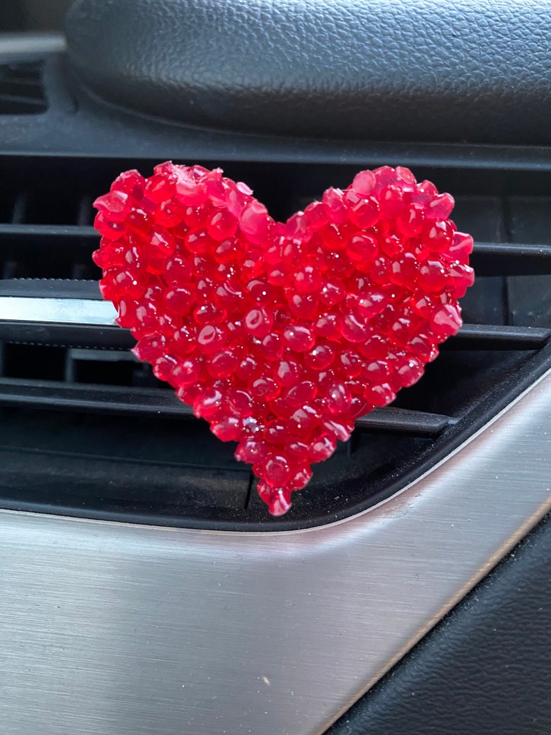 Heart Aroma Bead Vent Clip Air Freshener Boutique Items Etsy