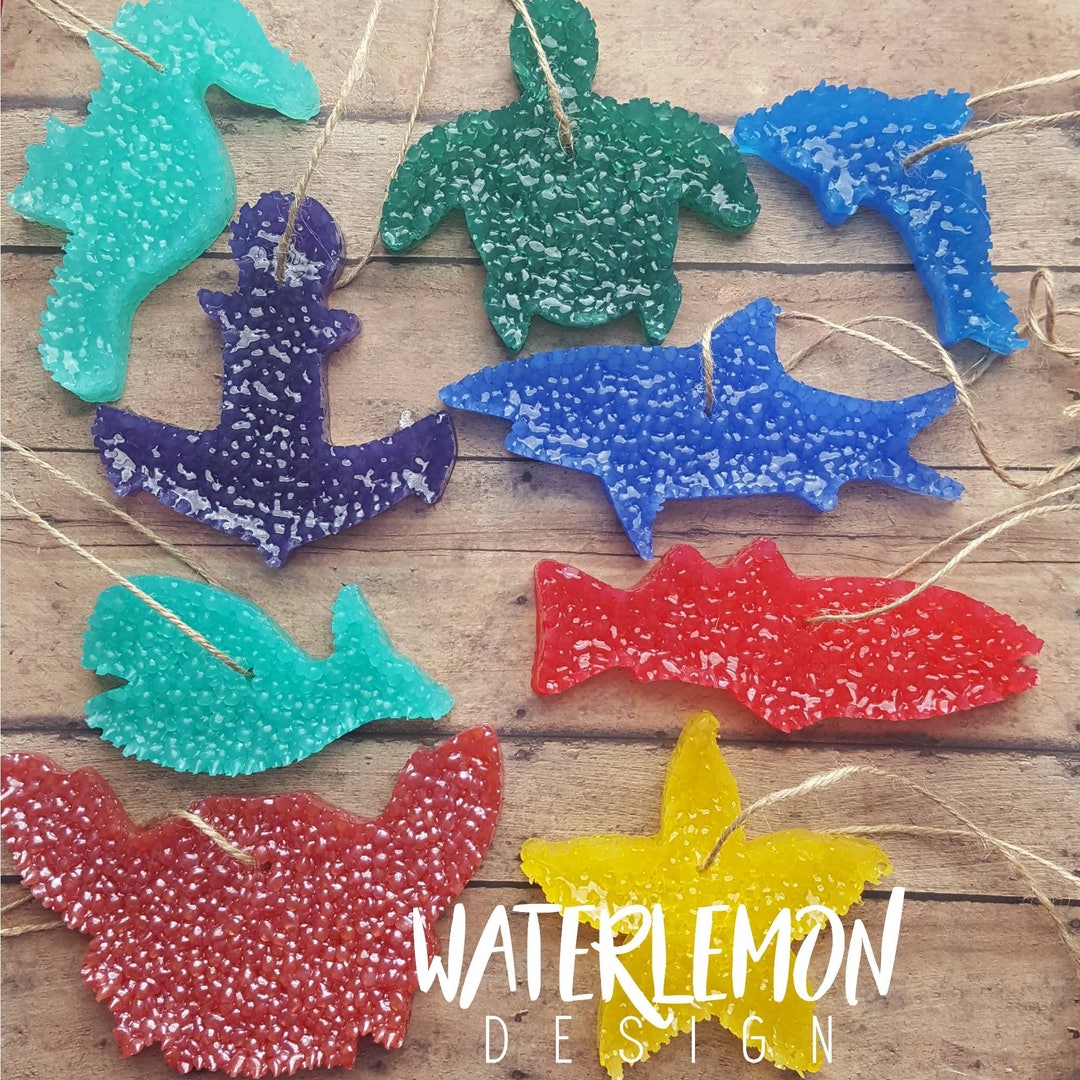 Beach Theme, Aroma Bead Air Freshener, Ornament, Car, Sea Life, Dolphin