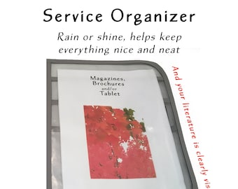 Service Organizer - Various color choices