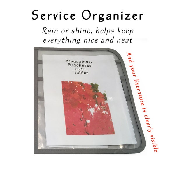 Service Organizer - Various color choices