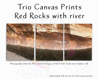 Trio Canvas Set, Sedona Hike