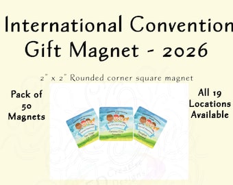 JW - Set of 50, 2026 International Convention Magnet Gift