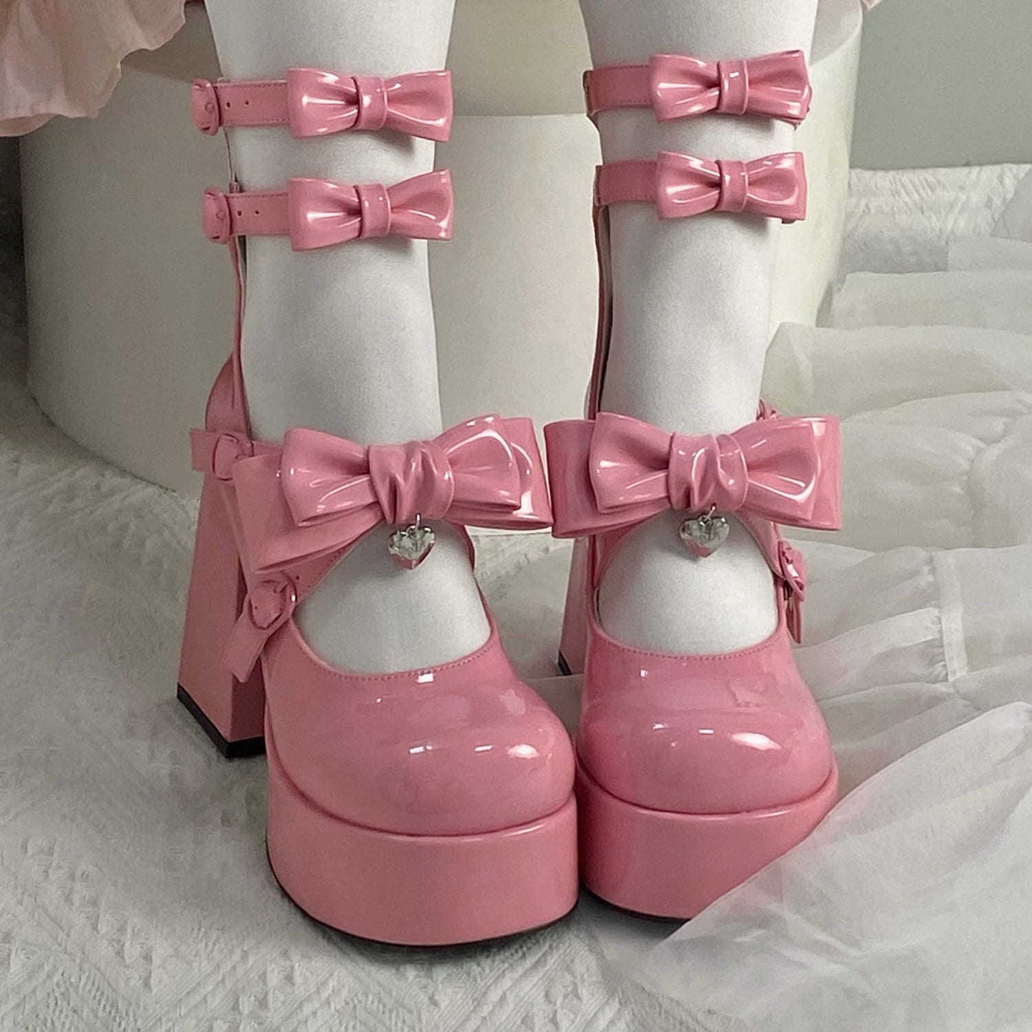 White lolita hotsell boots