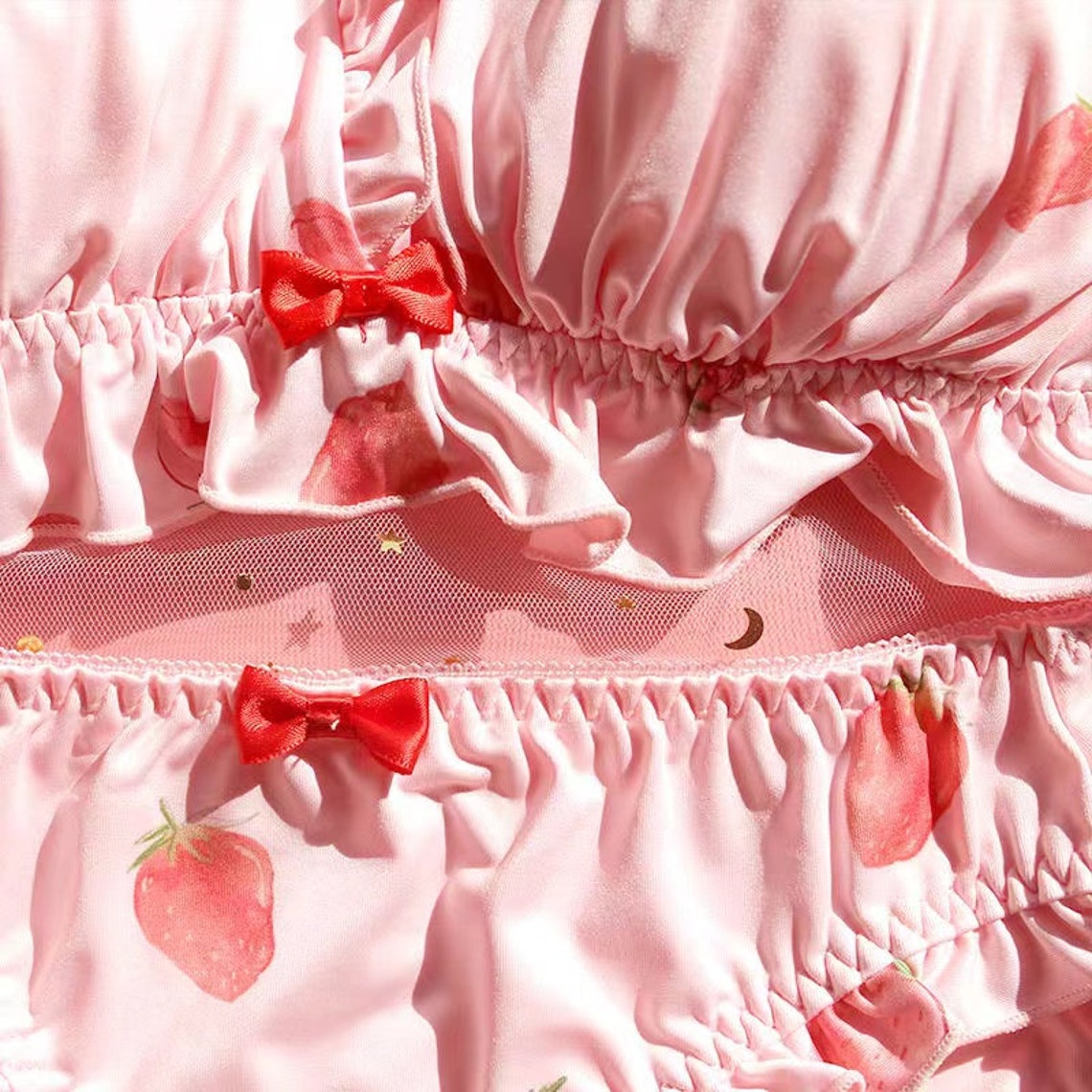Strawberry Cute Underwear Setlolita Lingerie Set cute Kawaii Etsy