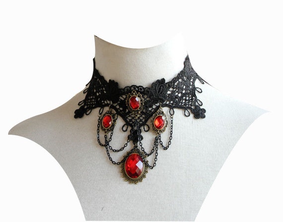 Vampire choker best sale necklace