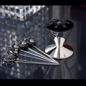 Vtg. Art Deco Cocktail-Picks, Cocktail-Sticks, 1930er, 1920er Jahre, Martini-Picks / Cocktail-Pick-Set