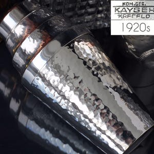 Cocktail Shaker, 1920s, Art Deco Period, Nickel-Silver, Collector&#39;s item / Antique, 20s, 30s