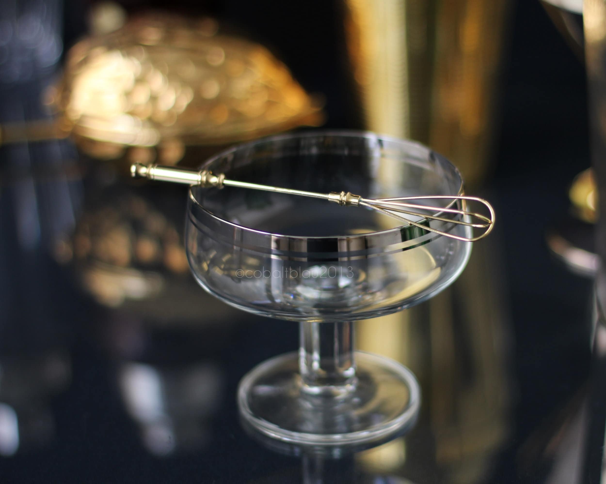 Champagne Whisk Stirrer Cocktail Stirrer Gold Plated Etsy 日本