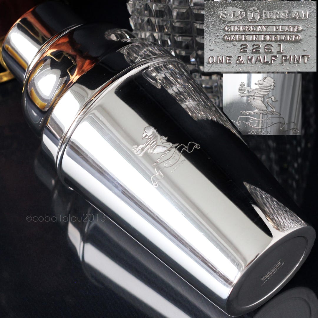 Kingsway Plate シルバープレート カクテルシェイカー Kingsway Plate シルバープレート カクテルシェイカー 2025年最新