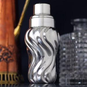 Cocktail Shaker, Antique, Vintage, Silver Plated, Collector&#39;s Item! / Art Deco Bar Ware & Bar Tools