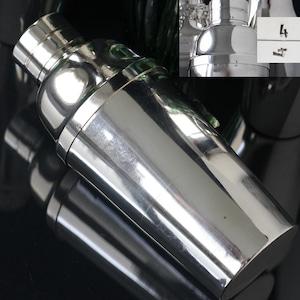 Cocktail Shaker, Antique, Vintage, Silver Plated