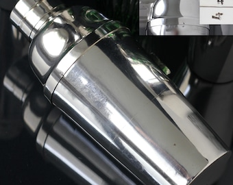 Cocktail Shaker, Antique, Vintage, Silver Plated