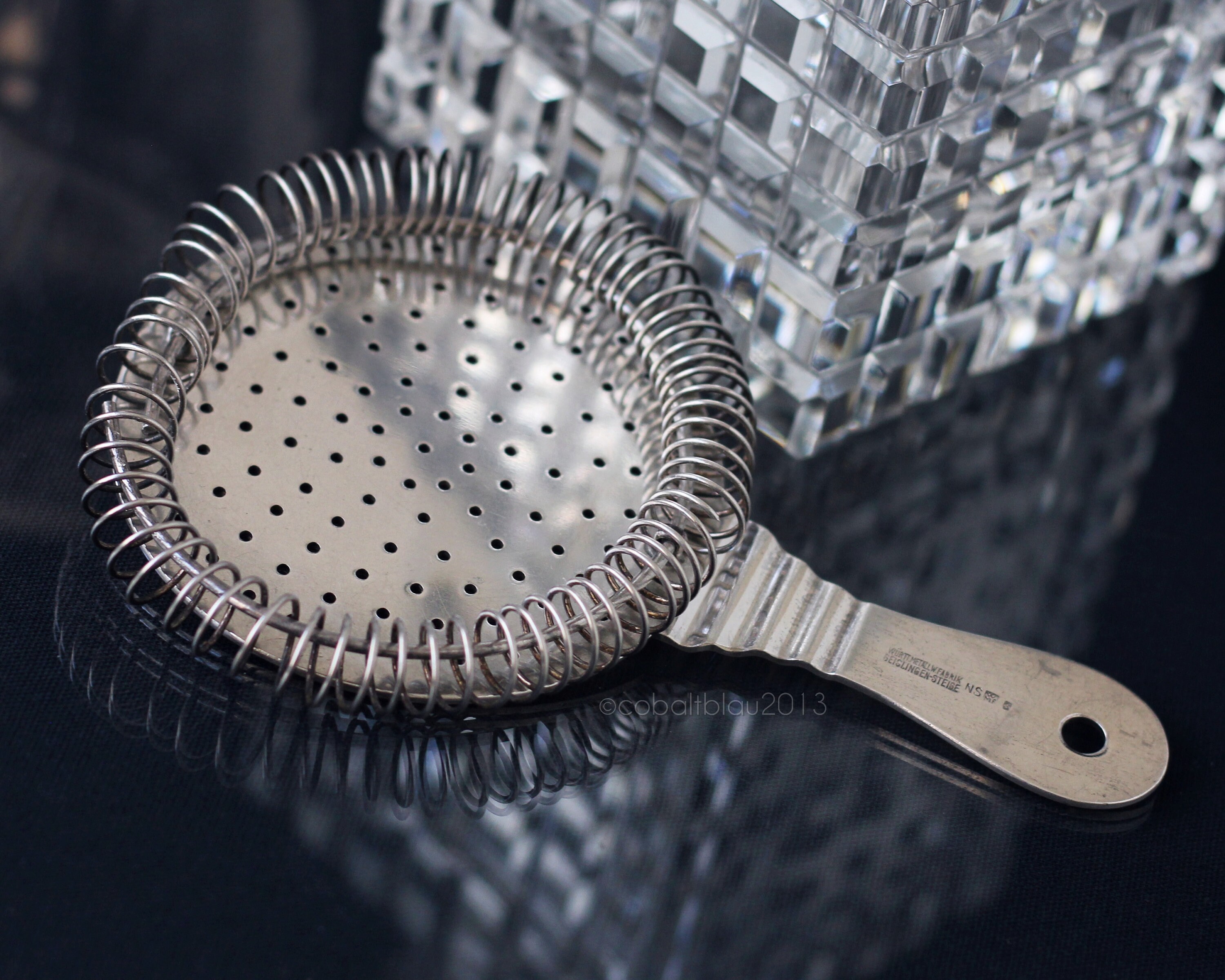 Antique Cocktail Strainer, Hawthorne Strainer, Ca 1920s, Silver