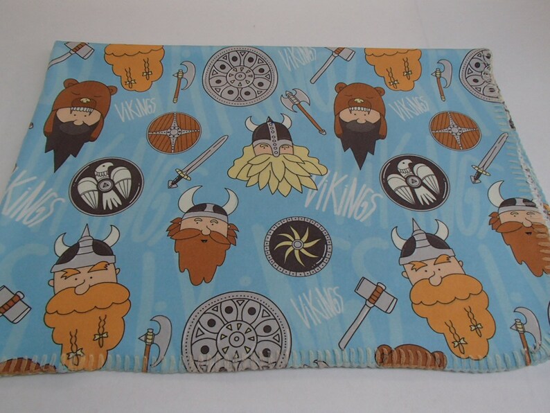 Viking Viking Ships Dragons Fleece Baby Blanket Etsy