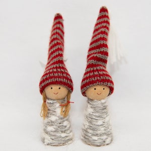 Scandinavian Nordic Decorations Boy & Girl Gnome Couple