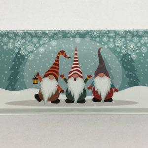 Serving Tray for Scandinavian Swedish Almond Cake Gnome Trio Elf Tomte  Nisse Tonttu 