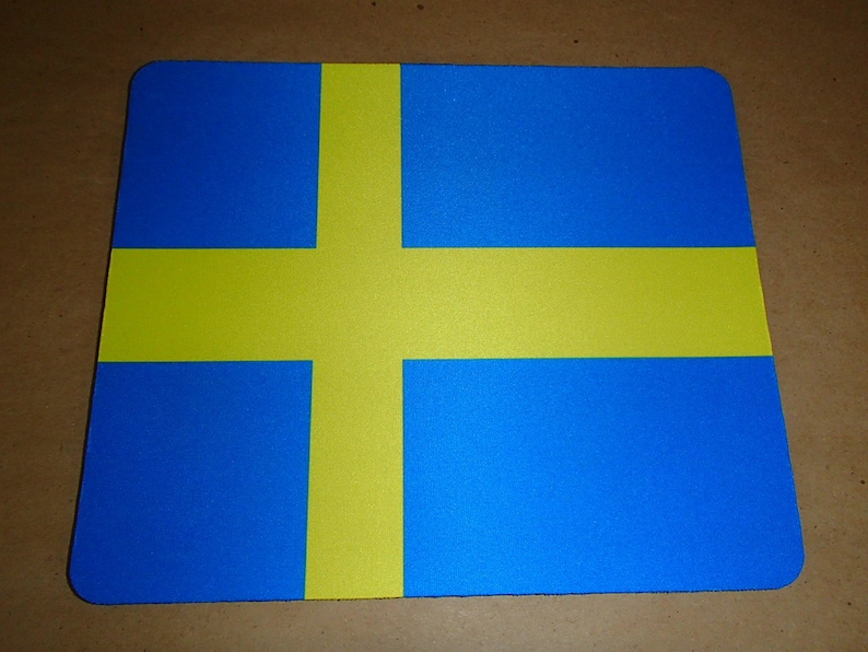 Scandinavian Flag Mouse Pad Sweden Norway Finland Denmark ...