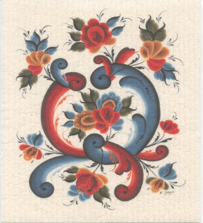 Set of Flower's Swedish Dishcloths - American Folk Art Museum