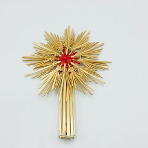 Scandinavian Straw Tree Top 9 inches high 6 3/4 inches wide