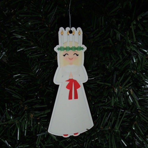 Scandinavian Swedish  Lucia Ornament #EL190