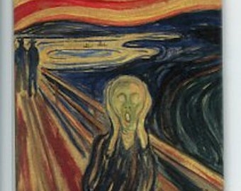 Norwegian artist,  Edvard Munch Magnet #REM1987 The Scream